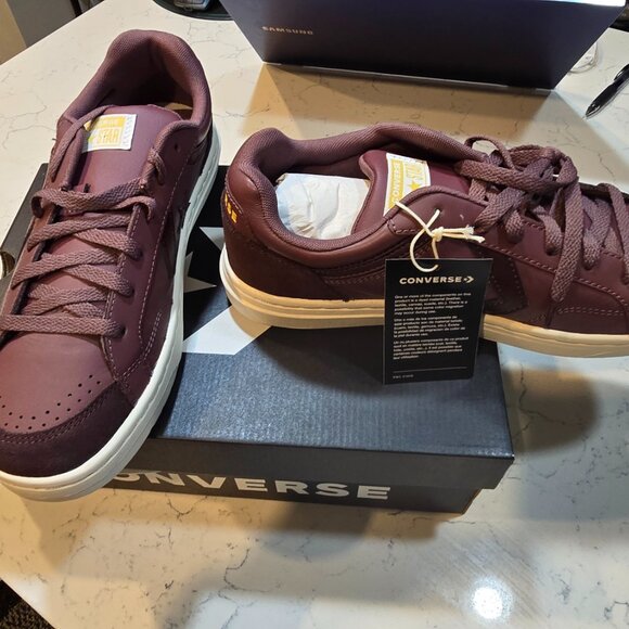 Converse - Pro Blaze Classic Luxe Low Top Shoes (A10502C) MENS 10 Burgundy new - Picture 2 of 16